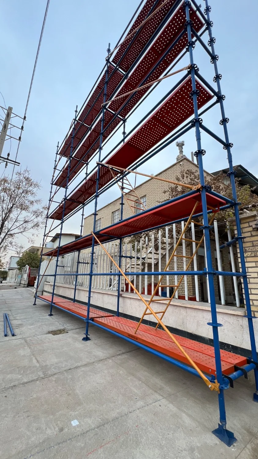 داربست رینگ‌لاک در پروژه صنعتی