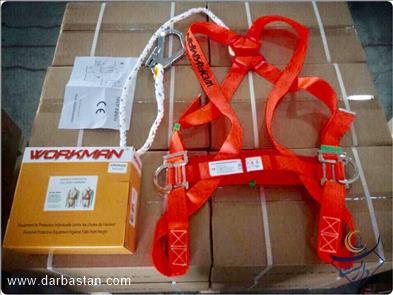 کمربند کار در ارتفاع ورکمن workman جهت استفاده در پروژه های ساختمانی و داربست
