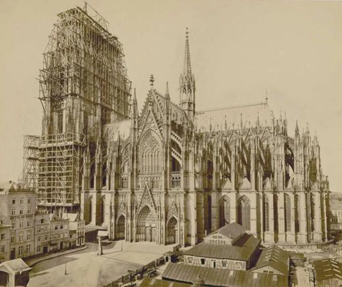 The Giant Scaffolding of Cologne Cathedral: Building a 157-Metre Gothic Landmark