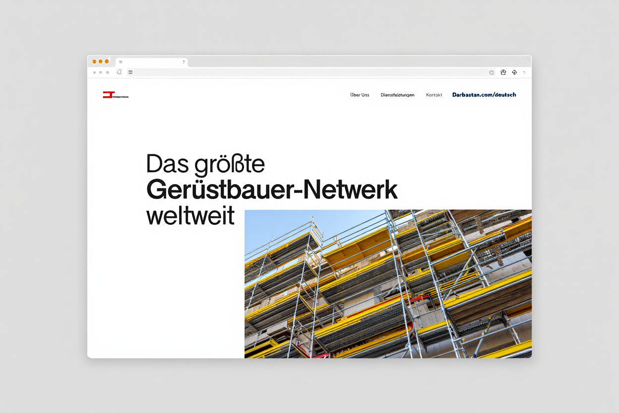 Internationale Kooperationsmöglichkeit mit Darbastan | Das größte Gerüstbauer-Netzwerk weltweit